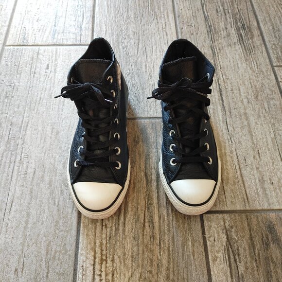 Rare Genuine Leather Converse All Star Chuck Taylor Sailor Jerry Shoes - Men's 4 - Picture 2 of 16